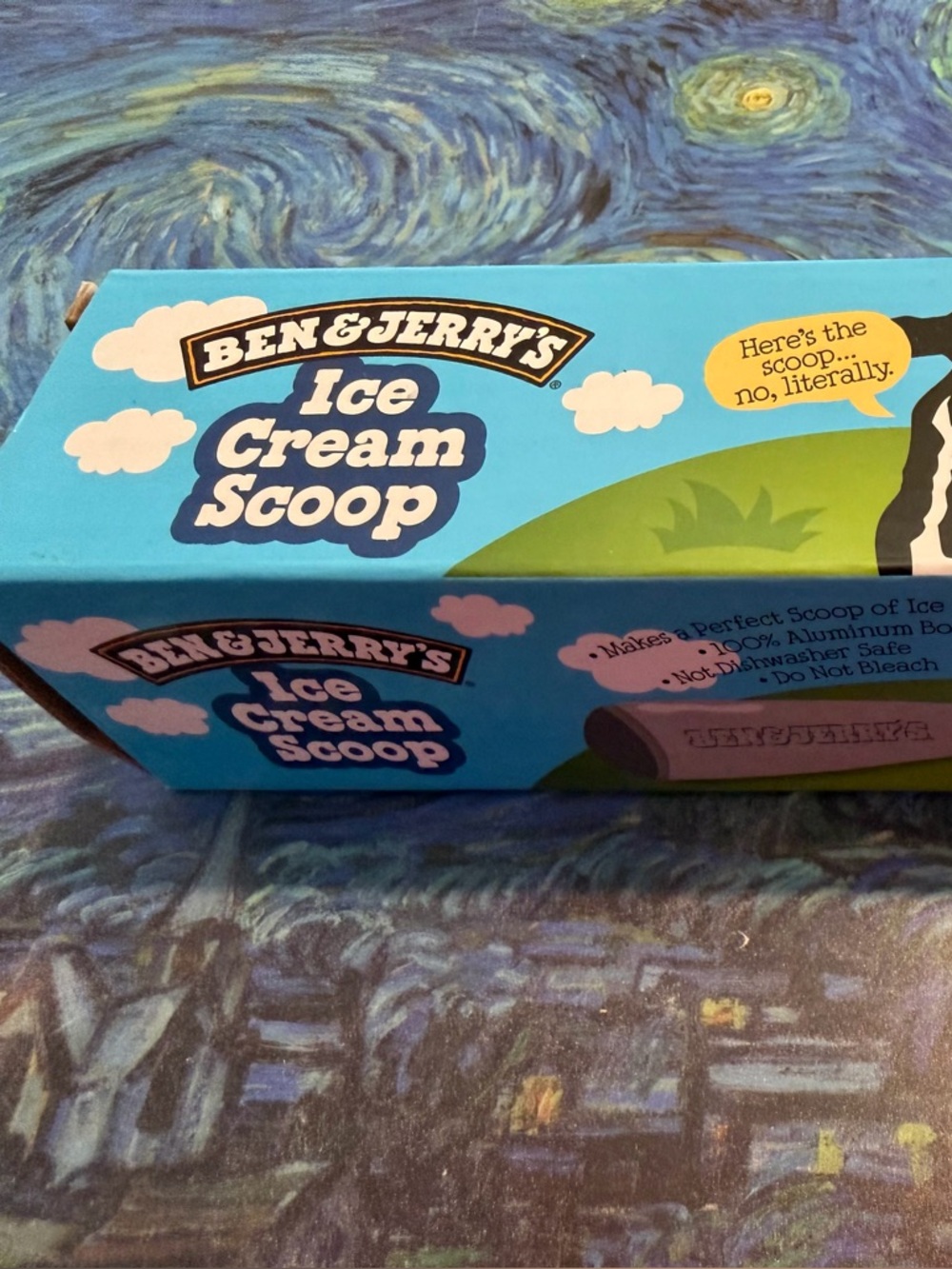 BEN & JERRY'S VINTAGE ICE CREAM SCOOP BRAND NEW IN BOX NEVER USED ALUMINUM